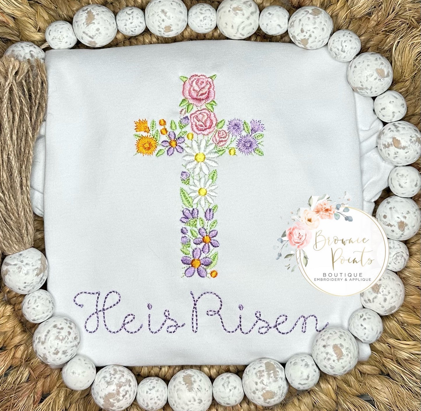 Easter Floral Cross