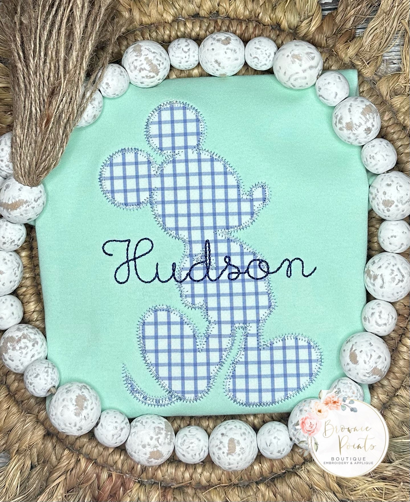 Magical mouse silhouette- mint