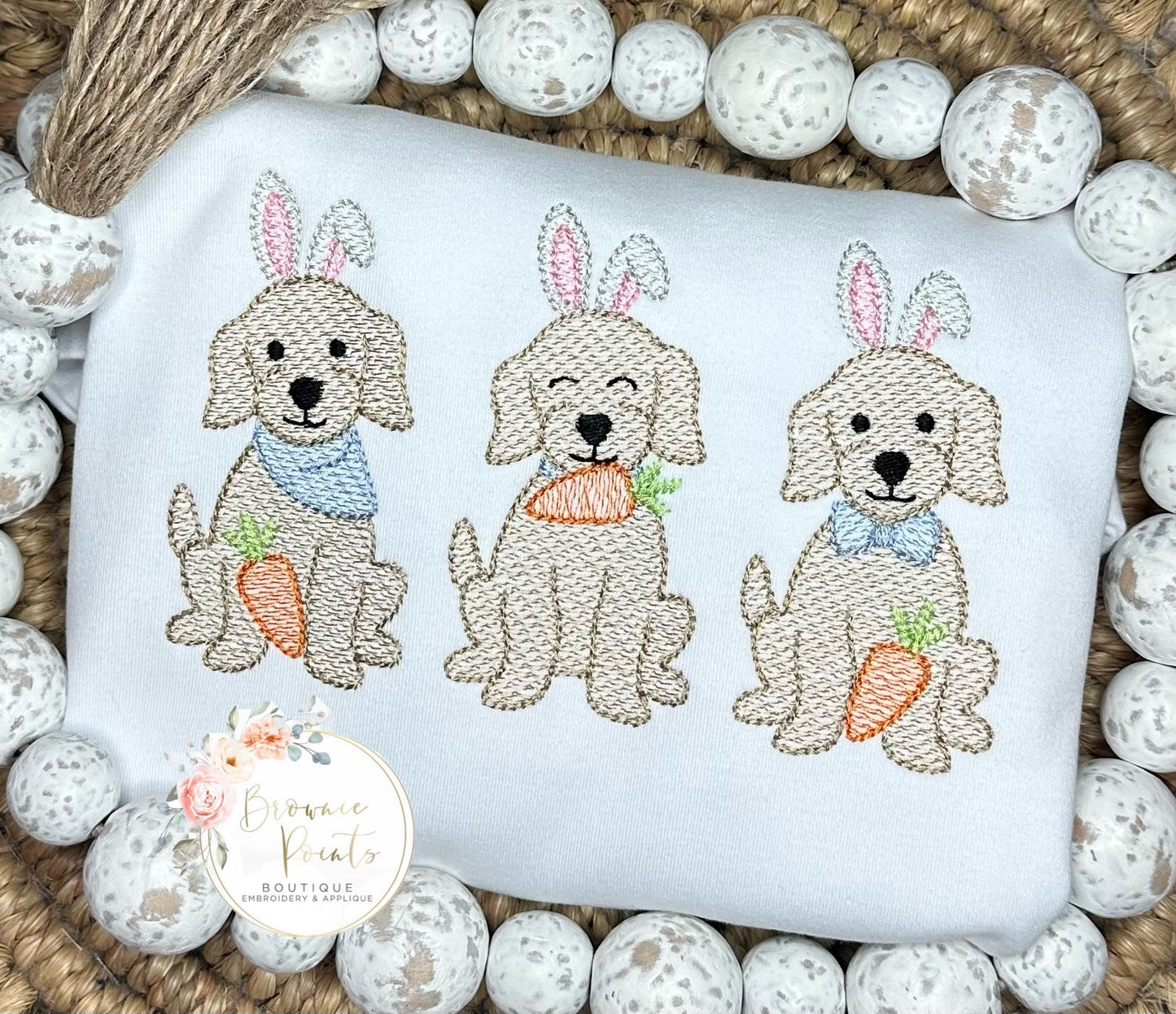 Easter puppy trio