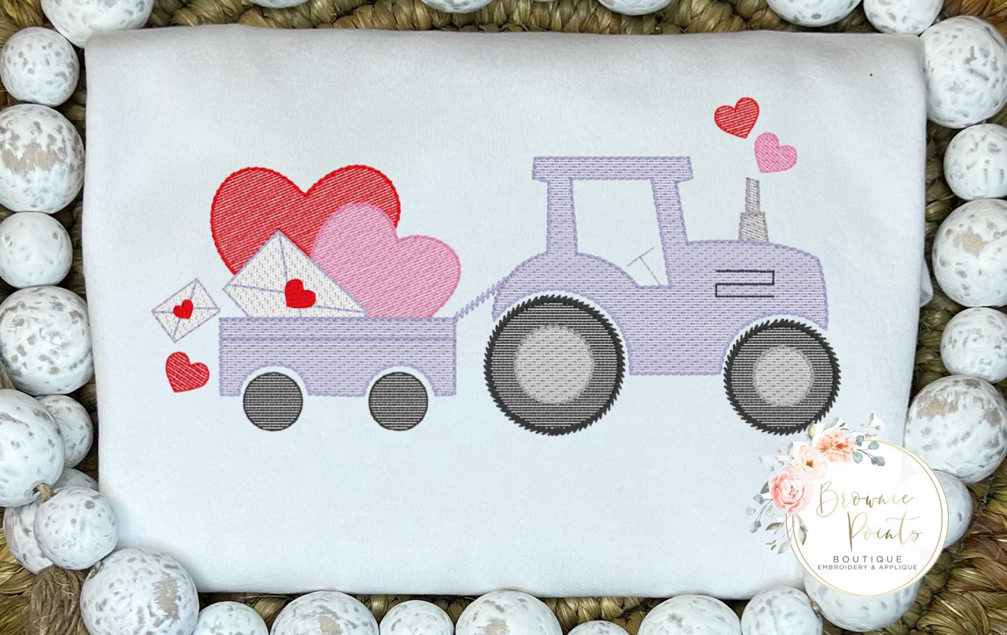 Valentine tractor lavender