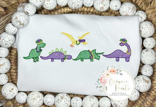 Mardi Gras dinos