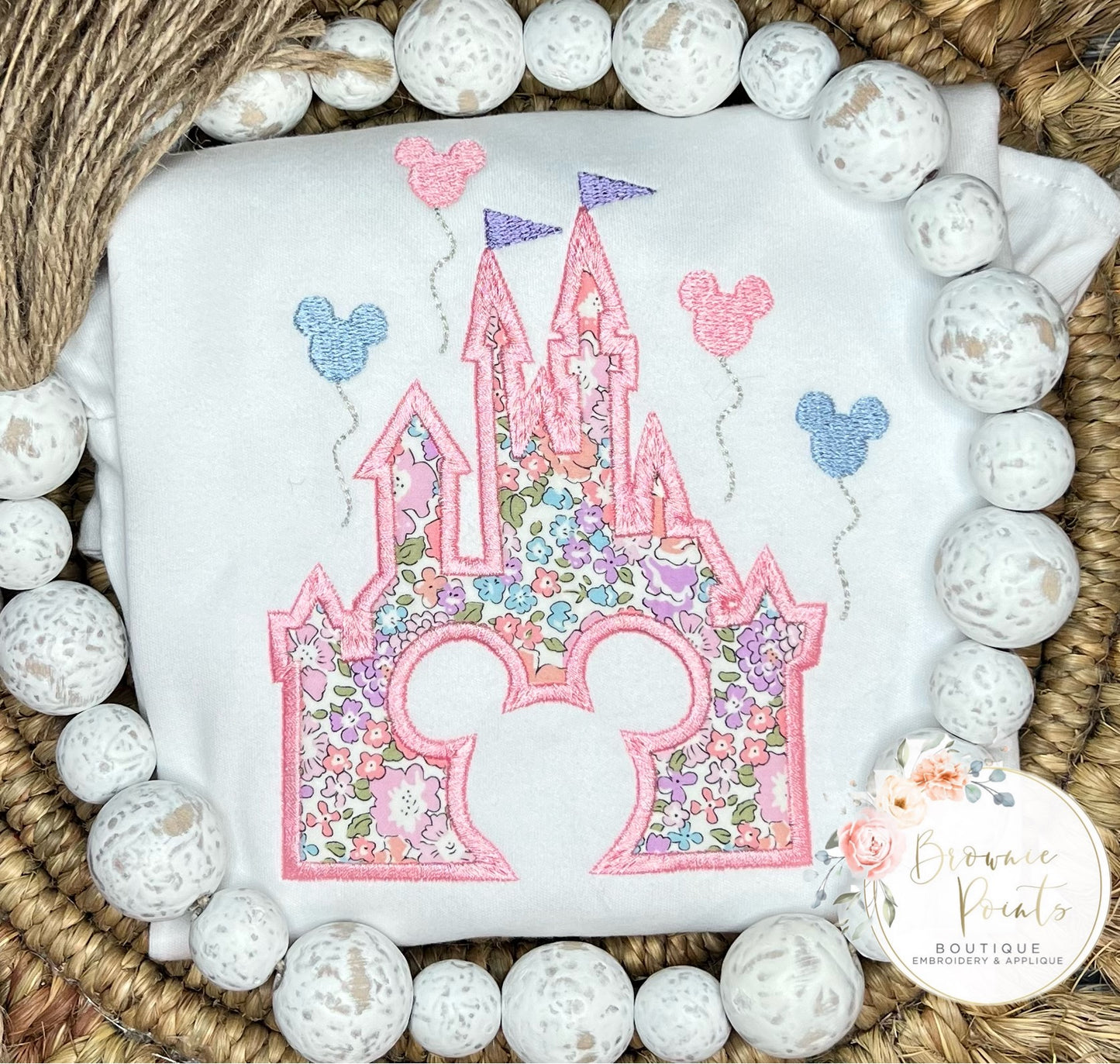 Magical castle w/Liberty of London fabric