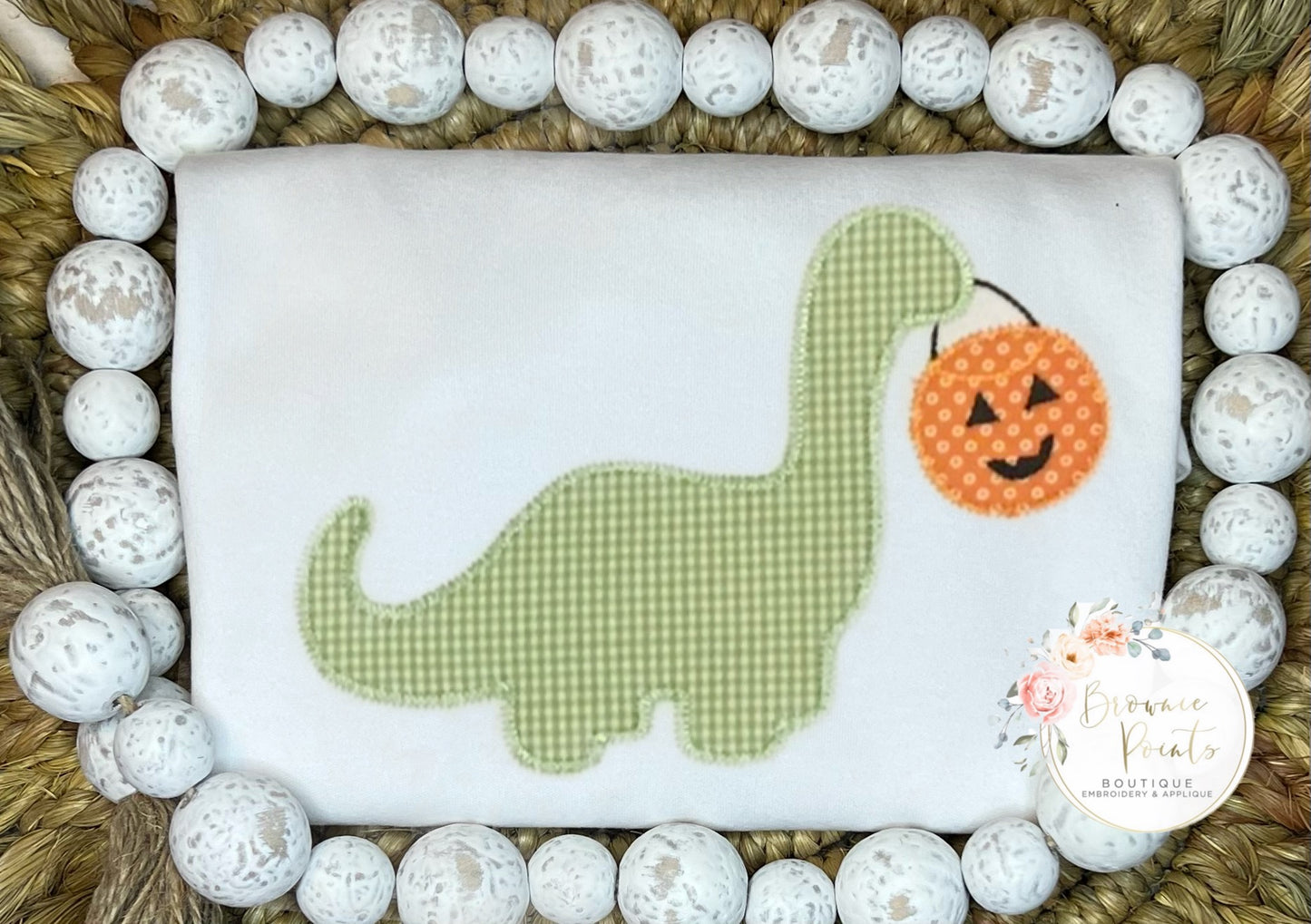 Halloween Dinosaur appliqué