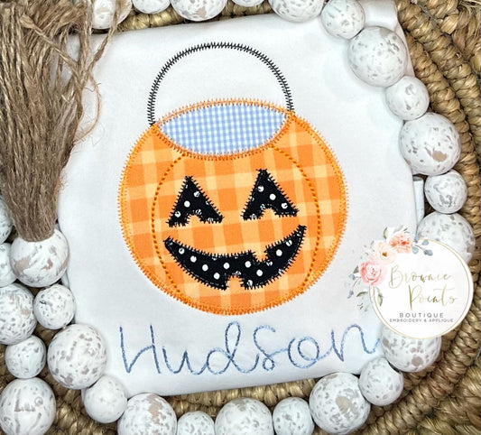 Halloween Pumpkin applique