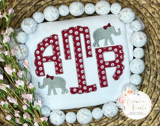 RTR elephant appliqué