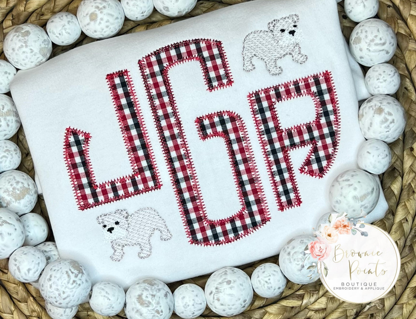 Dawgs UGA appliqué